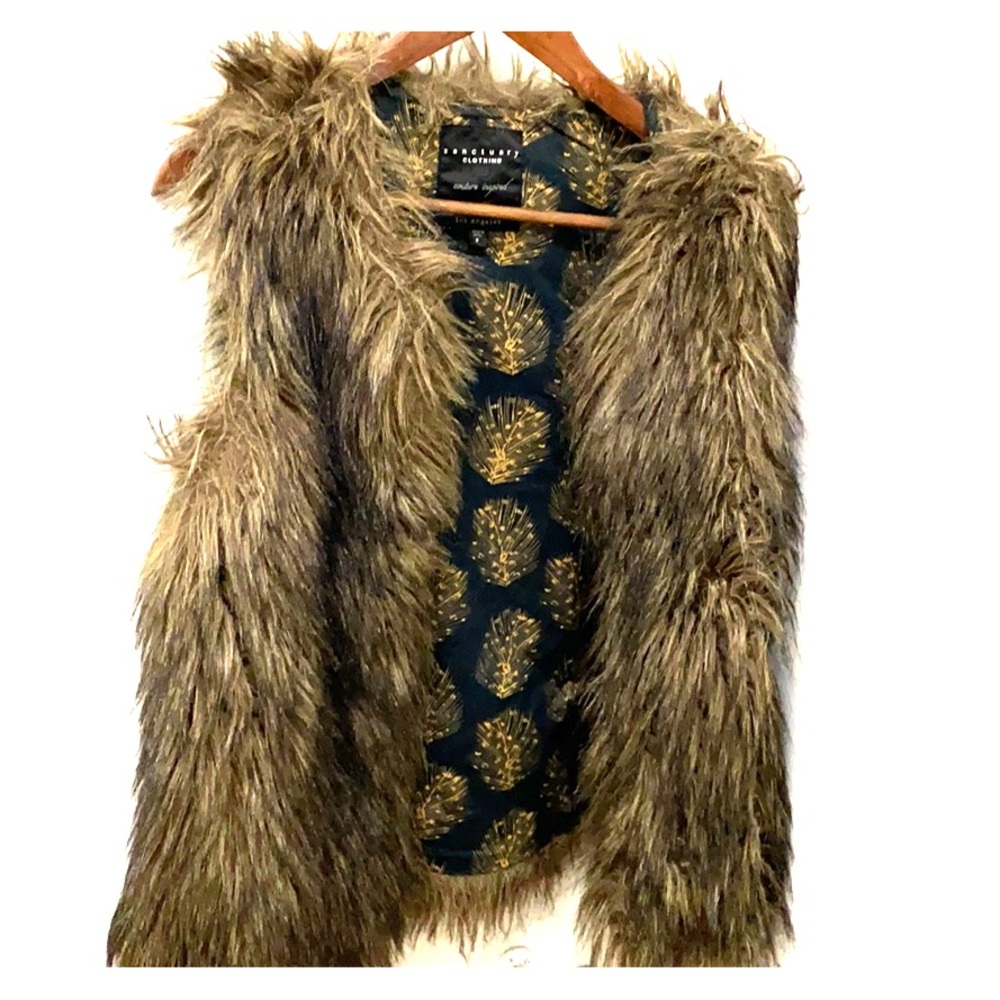 Sanctuary faux fur vest